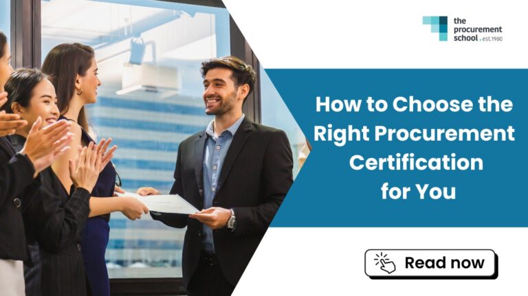How to Choose the Right Procurement Certification for You